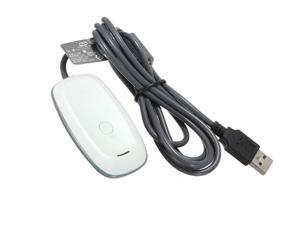PC Wireless Gaming USB Receiver Adapter for Windows Microsoft Xbox 360 Controller White PC Wireless Gaming USB Receiver Adapter for Windows Microsoft Xbox 360 Controller White