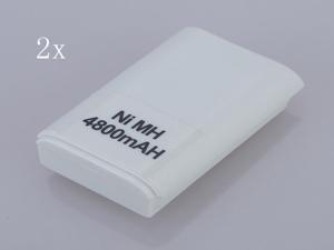4800mAh USB Rechargeable Battery Pack For Microsoft Xbox 360 Wireles Controller White 4800mAh USB Rechargeable Battery Pack For Microsoft Xbox 360 Wireles Controller White