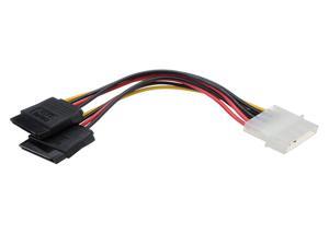 4 Pin IDE Molex to 2 Serial ATA SATA Y Splitter Hard Drive Power Adapter Cable 4 Pin IDE Molex to 2 Serial ATA SATA Y Splitter Hard Drive Power Adapter Cable