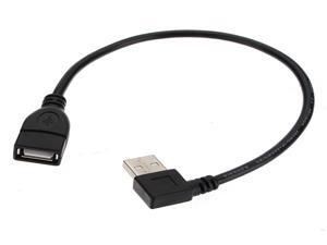 New USB A Female to USB A Male Left Angle Adapter Connector Cable F/M Extension New USB A Female to USB A Male Left Angle Adapter Connector Cable F/M Extension
