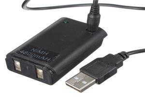 4800mAh Rechargeable Replacement Battery Pack with USB Charger Cable For XBOX 360 Wireless Controller 4800mAh Rechargeable Replacement Battery Pack with USB Charger Cable For XBOX 360 Wireless Controller
