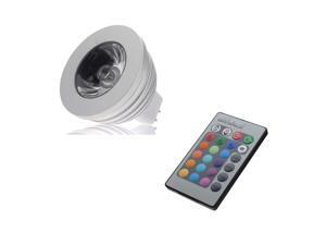 MR16 3W 16 Color Changing RGB Remote Control LED Flash Light Lamp Bulb 12V New MR16 3W 16 Color Changing RGB Remote Control LED Flash Light Lamp Bulb 12V New