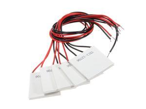 5 PCS TEC1-12706 Heatsink Thermoelectric Cooler Cooling Peltier 12V 60W 6A 5 PCS TEC1-12706 Heatsink Thermoelectric Cooler Cooling Peltier 12V 60W 6A