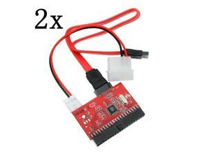 2 pcs 3.5 IDE HDD to SATA 100/133 Serial ATA Converter Adapter +Cable 2 pcs 3.5 IDE HDD to SATA 100/133 Serial ATA Converter Adapter +Cable