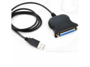 4ft DB25 25 Pin USB to Female Parallel IEEE 1284 Printer Adapter Port Cable 4ft DB25 25 Pin USB to Female Parallel IEEE 1284 Printer Adapter Port Cable