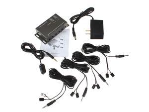 IR Infrared Remote Extender 8 Emitters 1 Receiver Repeater Hidden System Kit DC IR Infrared Remote Extender 8 Emitters 1 Receiver Repeater Hidden System Kit DC
