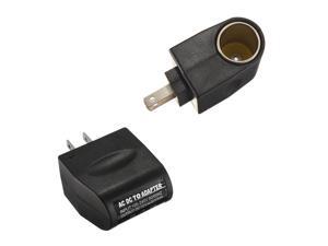 2pcs AC Wall Power to 12V DC Car Cigarette Lighter Adapter Converter 110V-220V 2pcs AC Wall Power to 12V DC Car Cigarette Lighter Adapter Converter 110V-220V
