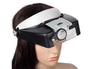 10X Lighted Magnifying Glass Headset LED Light Lamp Head Headband Headlamp Magnifier Loupe Headlight 10X Lighted Magnifying Glass Headset LED Light Lamp Head Headband Headlamp Magnifier Loupe Headlight