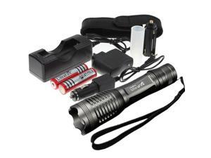 UltraFire 1800LM CREE XML T6 LED Zoomable Flashlight - 18650 Battery AC/Car Charger UltraFire 1800LM CREE XML T6 LED Zoomable Flashlight - 18650 Battery AC/Car Charger