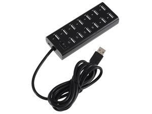 New Black 13 Ports High Speed USB 2.0 Powered Adapter Hub Splitter for Laptop PC New Black 13 Ports High Speed USB 2.0 Powered Adapter Hub Splitter for Laptop PC