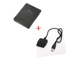 8MB 8 MB Memory Card Save Game Data Stick Module For PS2 + PC USB PS2 to PS3 Game Controller Adapter Converter For PlayStation 2 3 PS2 PS3 8MB 8 MB Memory Card Save Game Data Stick Module For PS2 + PC USB PS2 to PS3 Game Controller Adapter Converter For PlayStation 2 3 PS2 PS3