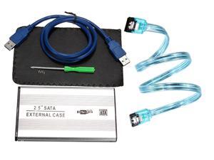 Durable 2.5" 2.5 Inch USB 3.0 SATA HDD Hard Drive External Enclosure Case Box + SATA 3.0 III 6GB/s High Speed HDD Data Cable Straight For Computer Drive 50CM Durable 2.5" 2.5 Inch USB 3.0 SATA HDD Hard Drive External Enclosure Case Box + SATA 3.0 III 6GB/s High Speed HDD Data Cable Straight For Computer Drive 50CM