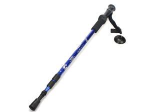 Adjustable Retract Anti-Shock Walking Stick Pole Alpenstock Mountaineering Trekking Hiking Crutch Compass Adjustable Retract Anti-Shock Walking Stick Pole Alpenstock Mountaineering Trekking Hiking Crutch Compass