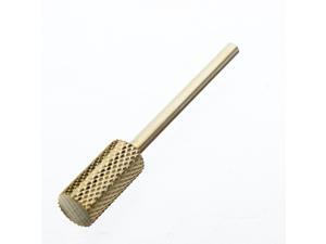 Gold Electric Carbide Nail File Drill Bit for Nail Art Nail Tool Cylinder Bit Gold Electric Carbide Nail File Drill Bit for Nail Art Nail Tool Cylinder Bit