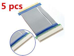 5 pcs 32 Bits PCI Riser Slot Riser Card Flex Flexible Ribbon Extender Extension Cable Adapter Converter 5 pcs 32 Bits PCI Riser Slot Riser Card Flex Flexible Ribbon Extender Extension Cable Adapter Converter