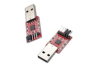 2pcs USB 2.0 to UART TTL 6PIN Connector Adapter Converter Module Serial Buildin-in CP2102 2pcs USB 2.0 to UART TTL 6PIN Connector Adapter Converter Module Serial Buildin-in CP2102