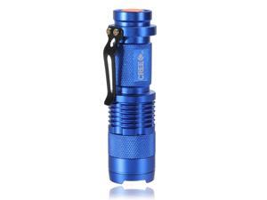 Cree Mini 7W 300LM CREE Q5 LED Flashlight Torch Zoom Zoomable Focus Light SA3 14500 - Blue Cree Mini 7W 300LM CREE Q5 LED Flashlight Torch Zoom Zoomable Focus Light SA3 14500 - Blue