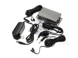 IR Infrared Remote Extender 4 Emitters 1 Receiver Hidden Repeater System Kit DC IR Infrared Remote Extender 4 Emitters 1 Receiver Hidden Repeater System Kit DC