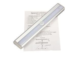 Warm White 10 LED 120 degree Cabinet Wardrobe Drawer stairway PIR Motion Sensor Strip Light Warm White 10 LED 120 degree Cabinet Wardrobe Drawer stairway PIR Motion Sensor Strip Light