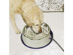 K&H Pet Products Thermal Bowl Stainless Steel 120 oz. 25 watts 13" x 13" x 3.5" KH2030 K&H Pet Products Thermal Bowl Stainless Steel 120 oz. 25 watts 13" x 13" x 3.5" KH2030