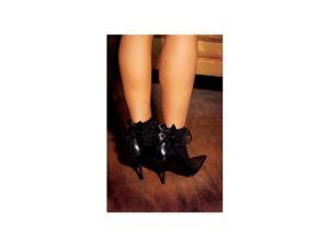 Elegant Moments Naughty & Nice Nylon Anklet 1784 Black One Size Fits All Elegant Moments Naughty & Nice Nylon Anklet 1784 Black One Size Fits All