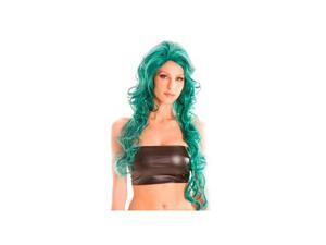 Lip Service Long Emerald Wig 99-055 Green One Size Fits All Lip Service Long Emerald Wig 99-055 Green One Size Fits All