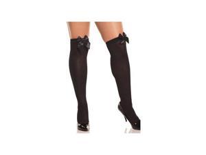 Elegant Moments Spicy Opaque Thigh Hi Stockings 1708X Black One Size Fits All - Elegant Moments Spicy Opaque Thigh Hi Stockings 1708X Black One Size Fits All -