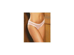 Crotchless Panty White Crotchless Panty White