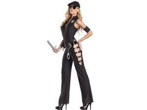 Midnight Sheriff Costume BW1204 by Be Wicked Black Small/Medium Midnight Sheriff Costume BW1204 by Be Wicked Black Small/Medium