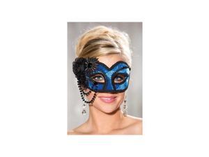 Shirley of Hollywood Royal Velvet Half Mask 916 Royal One Size Fits All Shirley of Hollywood Royal Velvet Half Mask 916 Royal One Size Fits All