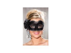 Shirley of Hollywood Sequin Sparks Half Mask 915 Black One Size Fits All Shirley of Hollywood Sequin Sparks Half Mask 915 Black One Size Fits All