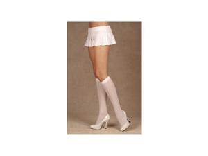 Elegant Moments Opaque Knee Hi Knee-Highs White One Size Elegant Moments Opaque Knee Hi Knee-Highs White One Size