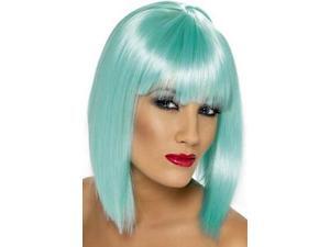 Smiffy's Neon Aqua Short Glam Wig 34819 Smiffy's Neon Aqua Short Glam Wig 34819