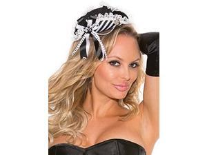 Hidden Treasures Mini Hat Shirley of Hollywood 934 Black/White One Size Fits All Hidden Treasures Mini Hat Shirley of Hollywood 934 Black/White One Size Fits All