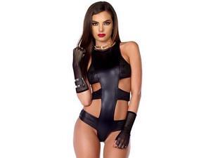 Raven Cutout Fetish Bodysuit Forplay 665346 Black Large/Xtra Large Raven Cutout Fetish Bodysuit Forplay 665346 Black Large/Xtra Large