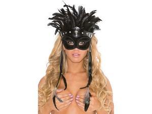 Feathered Fun Eye Mask Shirley of Hollywood 938 Black One Size Fits All Feathered Fun Eye Mask Shirley of Hollywood 938 Black One Size Fits All