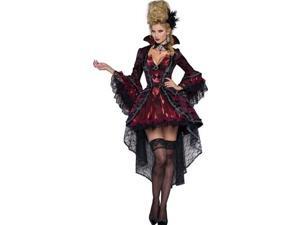 Victorian Vamp Costume In Character Costumes 8038 Red/Black Xtra Small Victorian Vamp Costume In Character Costumes 8038 Red/Black Xtra Small