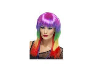 Medium Rocker Shag Wig 42463 Smiffy's Multi Color One Size Fits All Medium Rocker Shag Wig 42463 Smiffy's Multi Color One Size Fits All