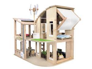 Plan Toys The Green Dollhouse with Furniture 7156 Plan Toys The Green Dollhouse with Furniture 7156