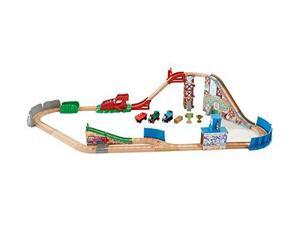 Fisher-Price Thomas the Train Wooden Railway Race Day Relay FRPU0097 Fisher-Price Thomas the Train Wooden Railway Race Day Relay FRPU0097