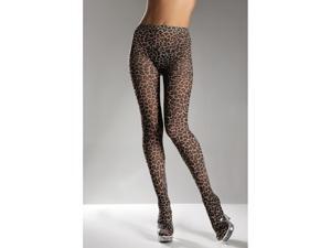 Adult Nylon Leopard Tights Be Wicked BW615 Adult Nylon Leopard Tights Be Wicked BW615