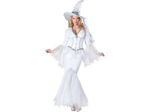 Adult Female White Magic Witch Costume by Incharacter Costumes LLC 1106 Adult Female White Magic Witch Costume by Incharacter Costumes LLC 1106