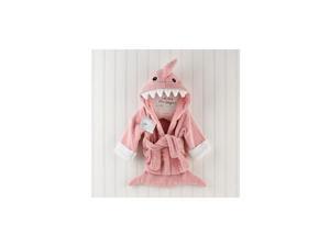 Baby Robe - Pink Shark Bathrobe Baby Gift Size 0-6 Months Baby Robe - Pink Shark Bathrobe Baby Gift Size 0-6 Months