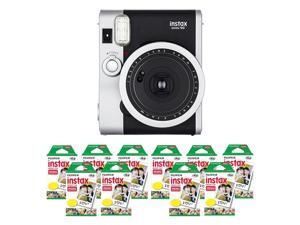 Fujifilm FU64-INSM9K100 INSTAX MINI 90 NEO CLASSIC Camera and Film Kit with 100 Exposures (Black/Silver) Fujifilm FU64-INSM9K100 INSTAX MINI 90 NEO CLASSIC Camera and Film Kit with 100 Exposures (Black/Silver)