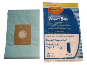 Type F Riccar® Vacuum Cleaner Replacement Bags by Envirocare® (6 Pack) Type F Riccar® Vacuum Cleaner Replacement Bags by Envirocare® (6 Pack)