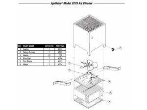 Aprilaire RF4173 Fan Blade Pack Of 2 Aprilaire RF4173 Fan Blade Pack Of 2