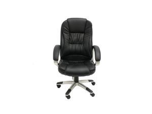 ALEKO ALC2216BL High Back Office Chair Ergonomic Computer Desk Chair Black PU Leather ALEKO ALC2216BL High Back Office Chair Ergonomic Computer Desk Chair Black PU Leather