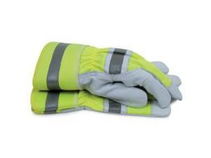 Hi-Visibility Goat Leather Work Gloves Large Hi-Visibility Goat Leather Work Gloves Large