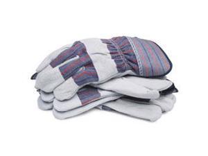 Economy Split Cowhide Leather Palm Gloves Large 3-Pack Economy Split Cowhide Leather Palm Gloves Large 3-Pack