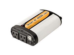 400 Watt Dc To AC Pwer Invrtr 2.1a USB Prt, 110vx2 400 Watt Dc To AC Pwer Invrtr 2.1a USB Prt, 110vx2